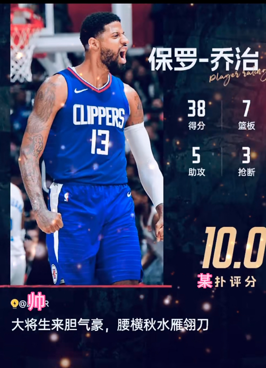 关于快船主场击败雷霆,乔治28分表现抢镜的信息 关于快船主场击败雷霆,乔治28分表现抢镜的信息